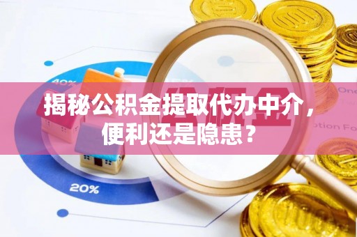 金水揭秘公积金提取代办中介，便利还是隐患？