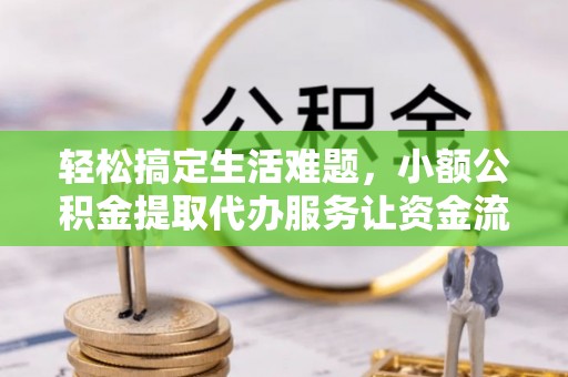 金水轻松搞定生活难题，小额公积金提取代办服务让资金流转更便捷
