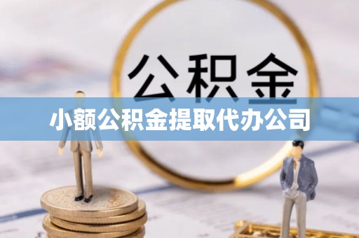金水小额公积金提取代办公司