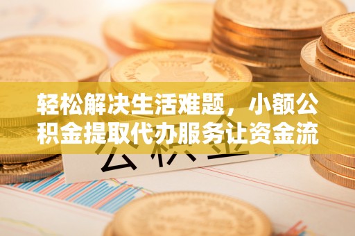 金水轻松解决生活难题，小额公积金提取代办服务让资金流动更便捷