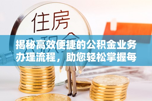 金水揭秘高效便捷的公积金业务办理流程，助您轻松掌握每一步