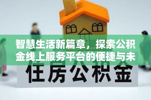 金水智慧生活新篇章，探索公积金线上服务平台的便捷与未来