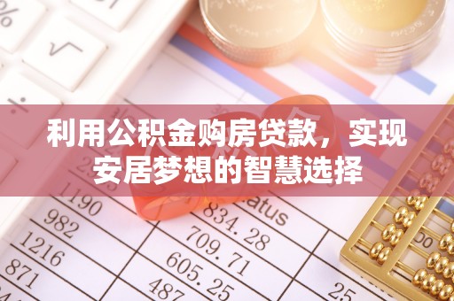 金水利用公积金购房贷款，实现安居梦想的智慧选择