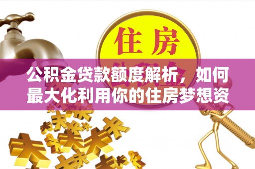 金水公积金贷款额度解析，如何最大化利用你的住房梦想资金