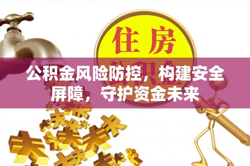 金水公积金风险防控，构建安全屏障，守护资金未来
