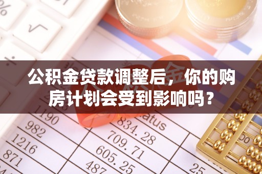 金水公积金贷款调整后，你的购房计划会受到影响吗？
