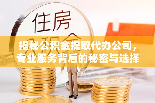 金水揭秘公积金提取代办公司，专业服务背后的秘密与选择指南