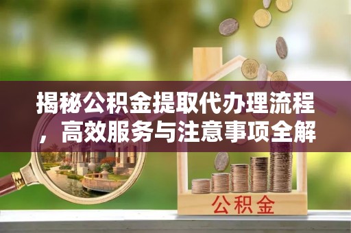 金水揭秘公积金提取代办理流程，高效服务与注意事项全解析