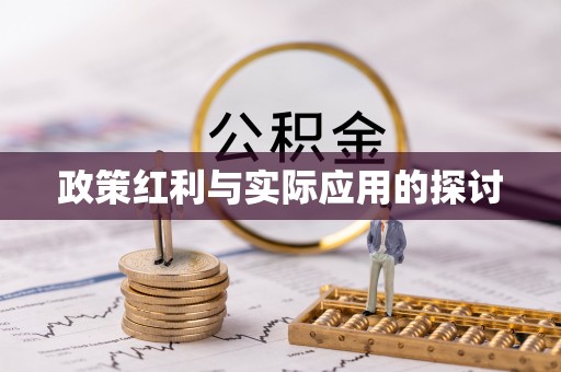 金水政策红利与实际应用的探讨