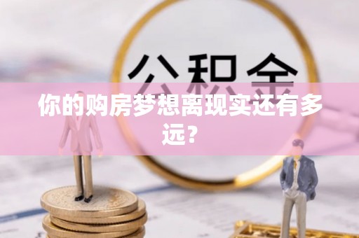 金水你的购房梦想离现实还有多远？