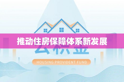 金水推动住房保障体系新发展
