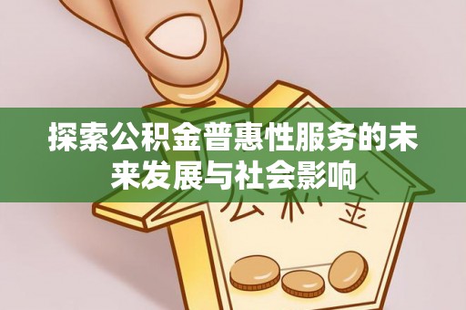 金水探索公积金普惠性服务的未来发展与社会影响