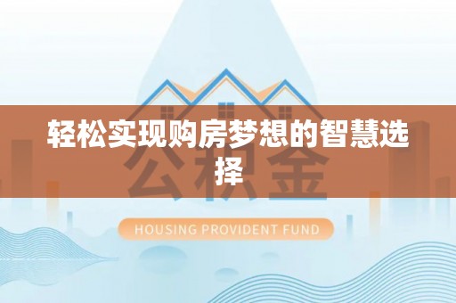 金水轻松实现购房梦想的智慧选择