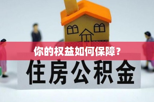 金水你的权益如何保障？