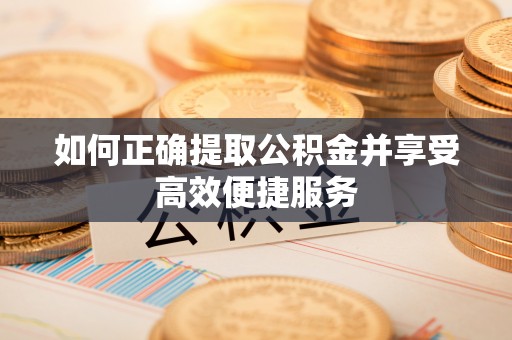 金水如何正确提取公积金并享受高效便捷服务